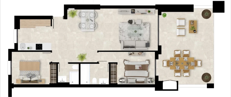 Solemar — Penthouse 3 sypialnie
