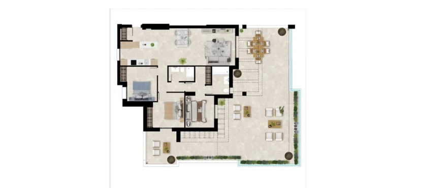 Solemar — Penthouse 3 sypialnie