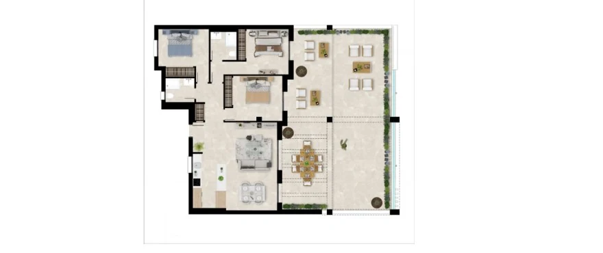 Solemar — Penthouse 3 sypialnie