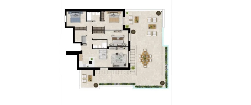 Solemar — Penthouse 3 sypialnie