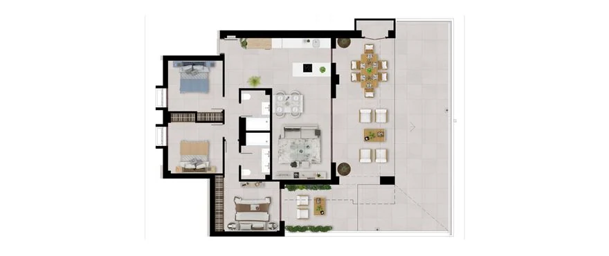 Almazara Forest — Penthouse 3 sypialnie