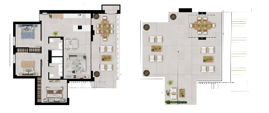 Almazara Forest — Penthouse 3 sypialnie