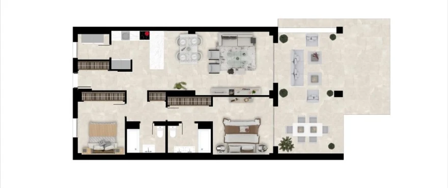 Altura 160 — Apartament 2 sypialnie