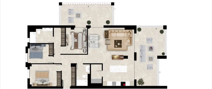Altura 160 — Apartament 2 sypialnie
