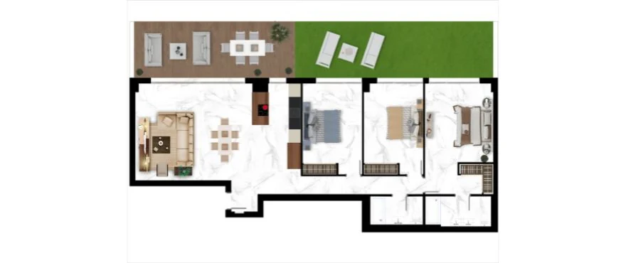 Mare — Penthouse 4 sypialnie