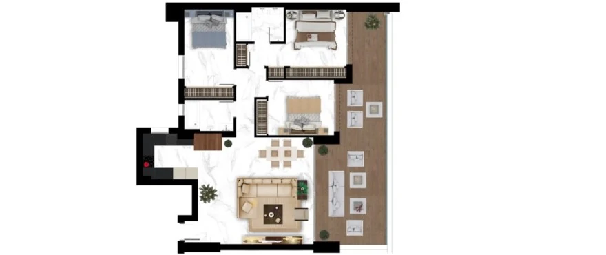Mare — Penthouse 4 sypialnie