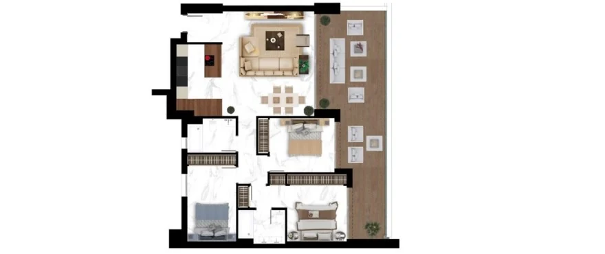 Mare — Penthouse 4 sypialnie