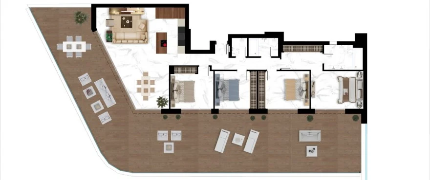 Mare — Penthouse 4 sypialnie
