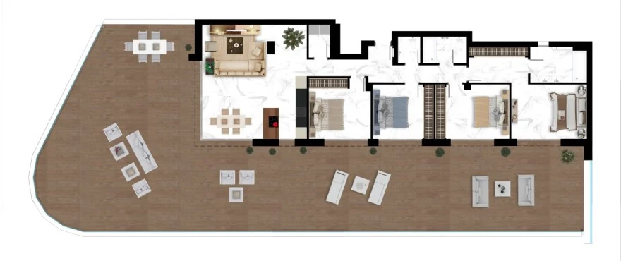 Mare — Penthouse 4 sypialnie