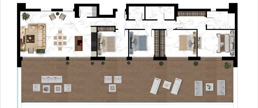 Mare — Penthouse 4 sypialnie